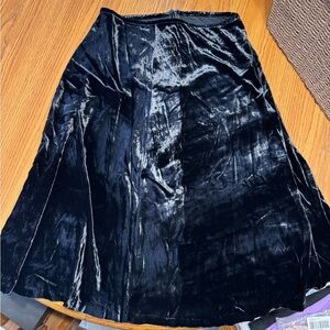 Talbots velvet looking skirt